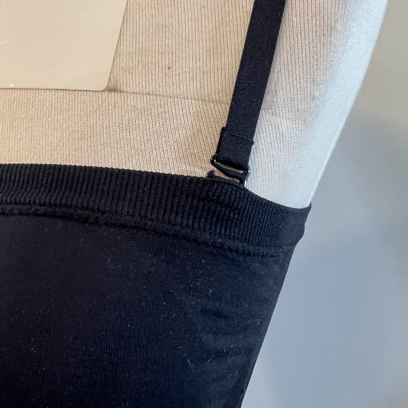 NWOT NORDSTROM Bare Convertible Strapless Bandeau Bra in Black (M) - Picture 6 of 14